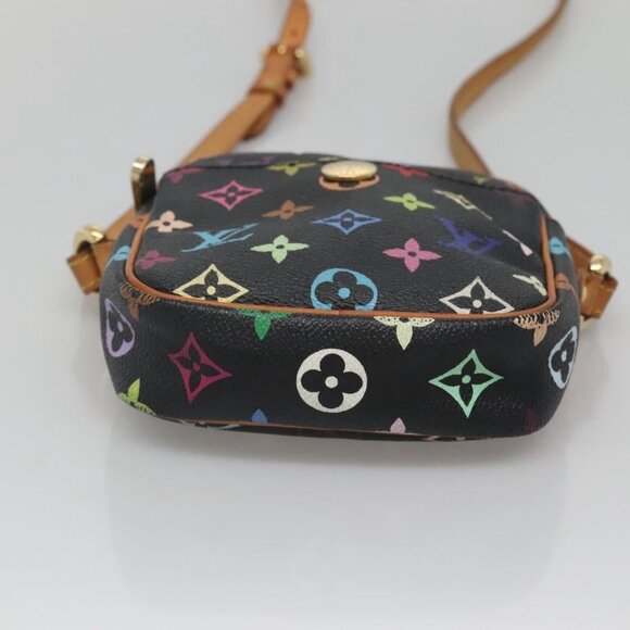 LOUIS VUITTON Monogram Multicolor Lift Shoulder Bag Black LV Auth - Picture 6 of 16